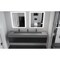 Castello Usa Nile 84-inch Black Vanity Set with Gray Top and Black Handles CB-MC-84BLK-BL-2053-GR - alternate 6